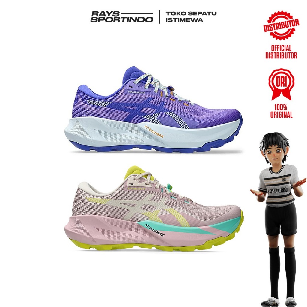 SEPATU TRAIL RUN ASICS GEL TRABUCO 14 WOMEN ORIGINAL