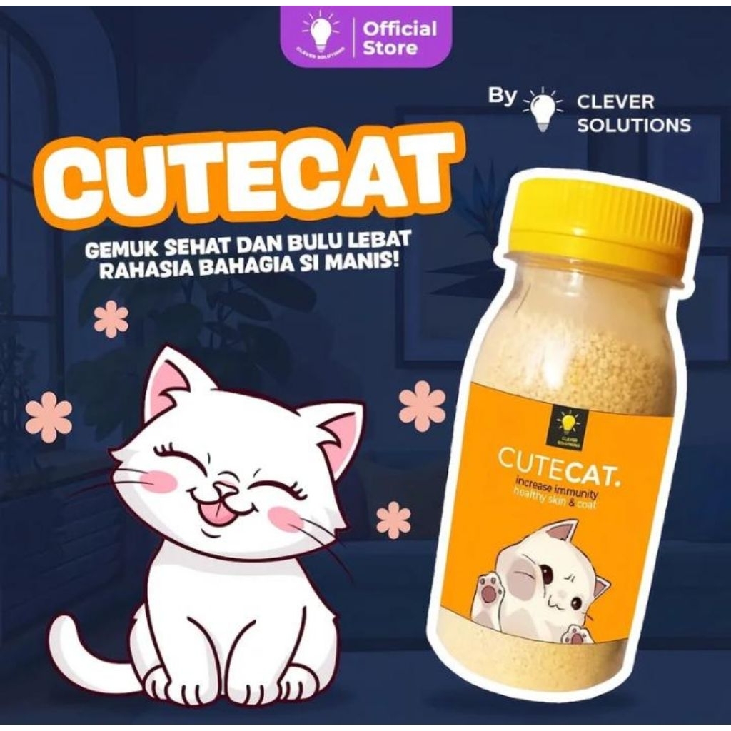 CUTE CAT - VITAMIN BULU DAN PENGGEMUK UNTUK KUCING
