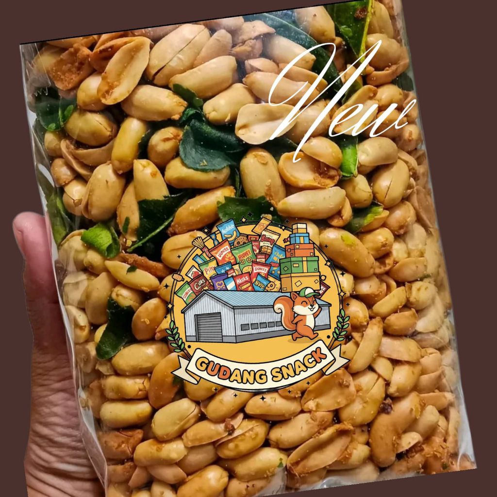 kacang goreng extra bawang daun jeruk 1kg kacang kapri kacang bali