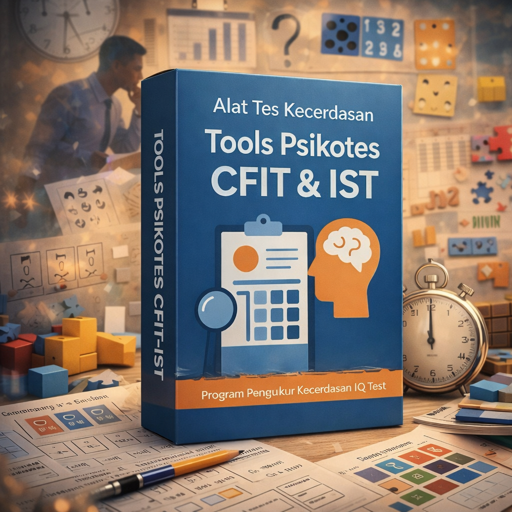 TOOLS PSIKOTES: Alat Tes Psikologi CFIT & IST - Program Pengukur Kecerdasan IQ Test Kecerdasan