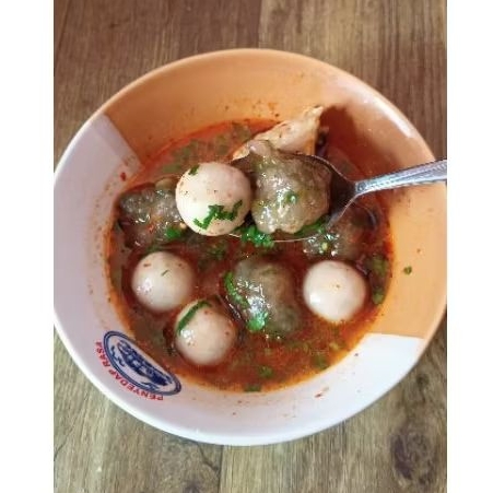 Baso Aci + cirawang.Baso Aci urat bawang
