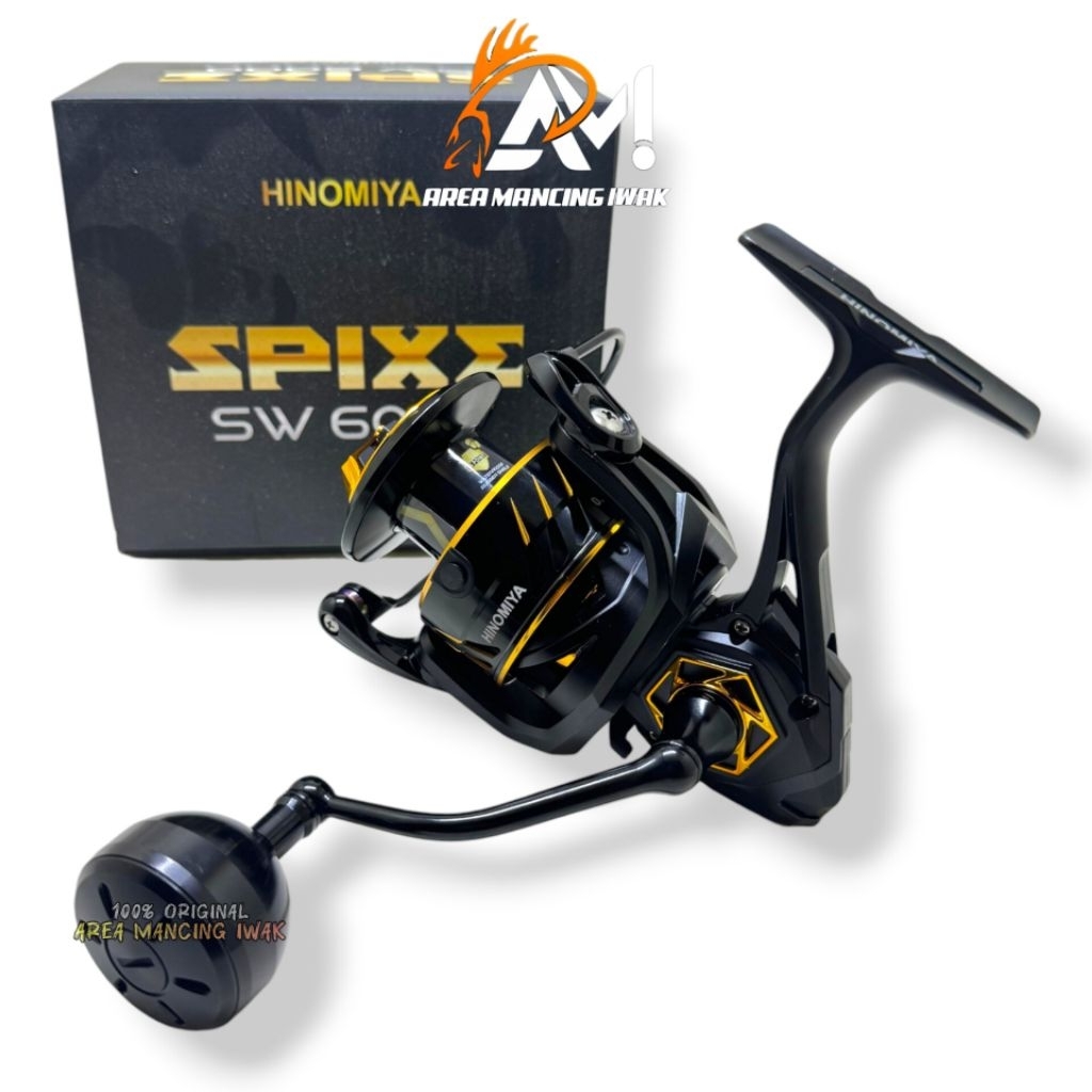 Reel HINOMIYA SPIXE 2000 3000 4000 5000 6000 - Powe Handle