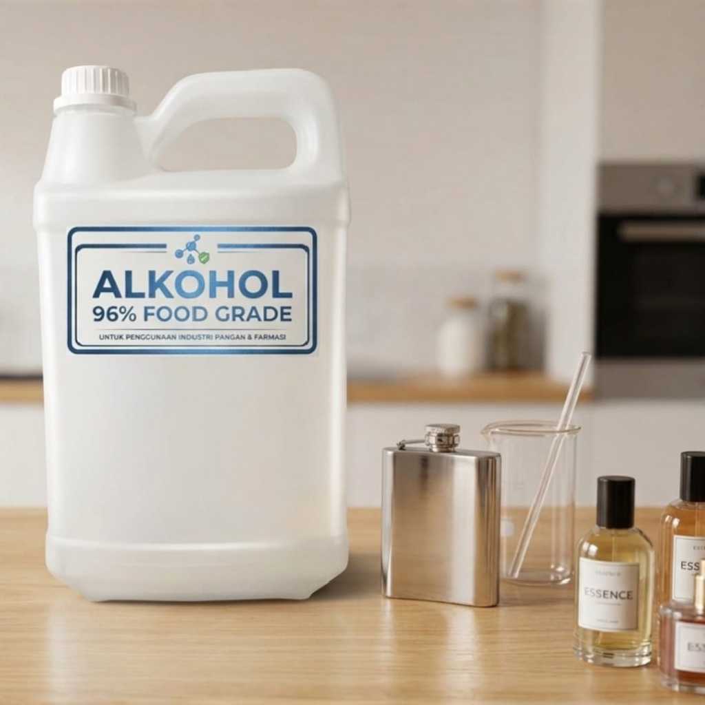 ALKOHOL 96% FOOD GRADE ( lima ) LITER