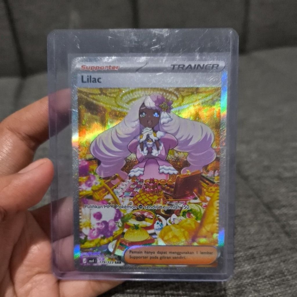 KARTU POKEMON TCG - Lilac Trainer - Ledakan Peniada SAR MA4