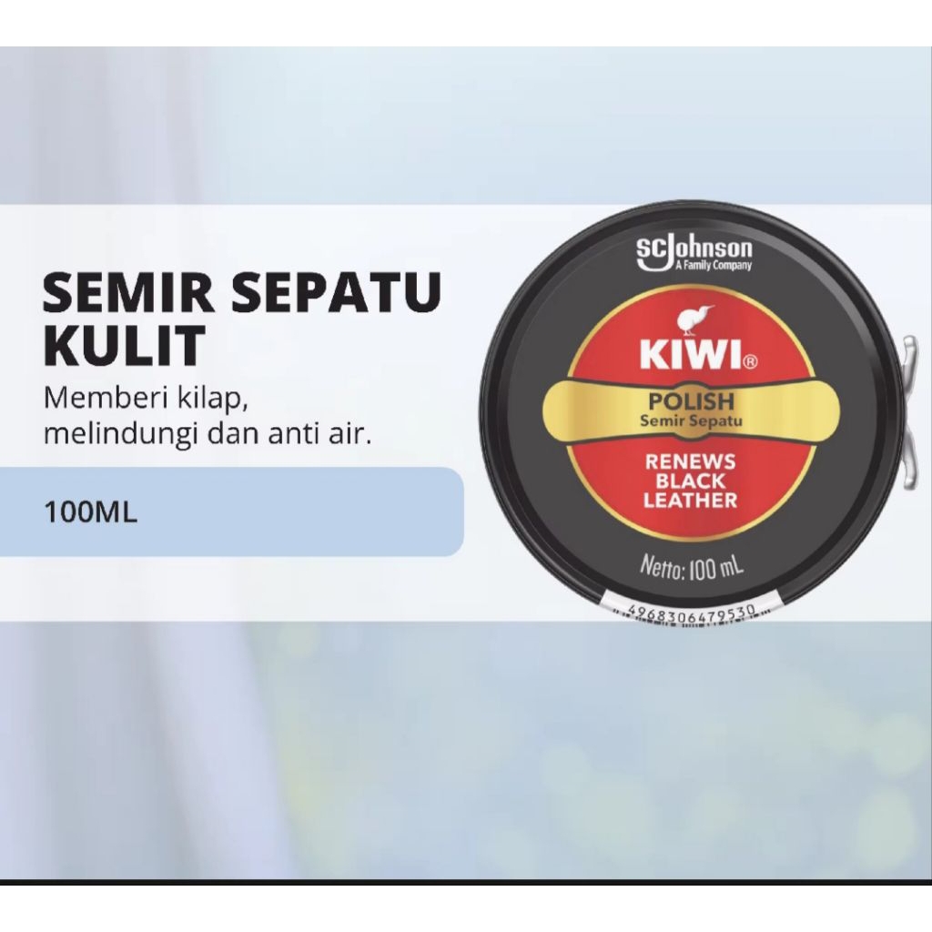 Kiwi Polish semir sepatu - Black 100 ML