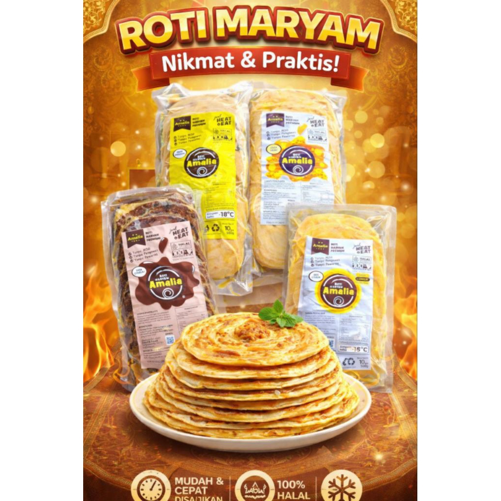 Roti Maryam Mix isi 10pcs