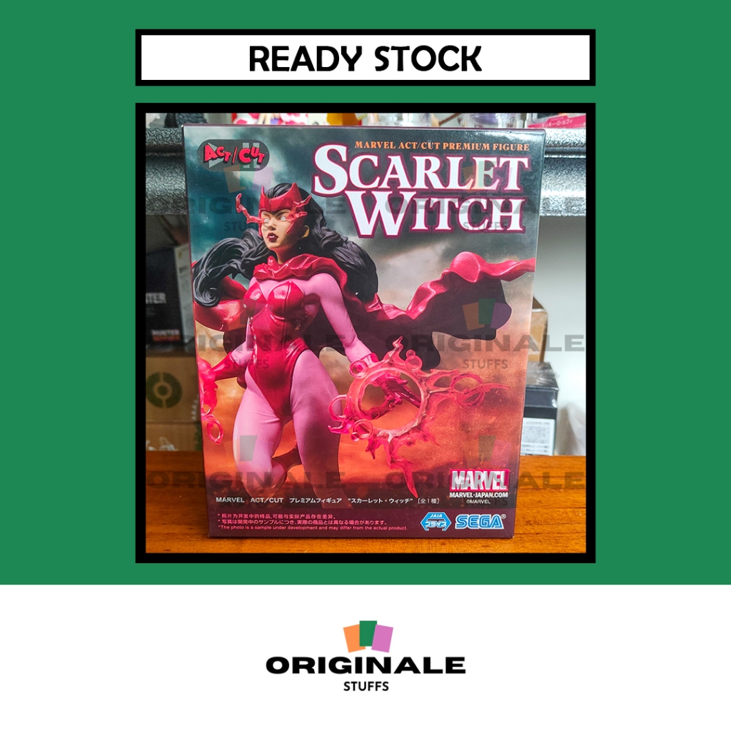 Sega Marvel ACT/CUT Scarlet Witch Figure Japver Original