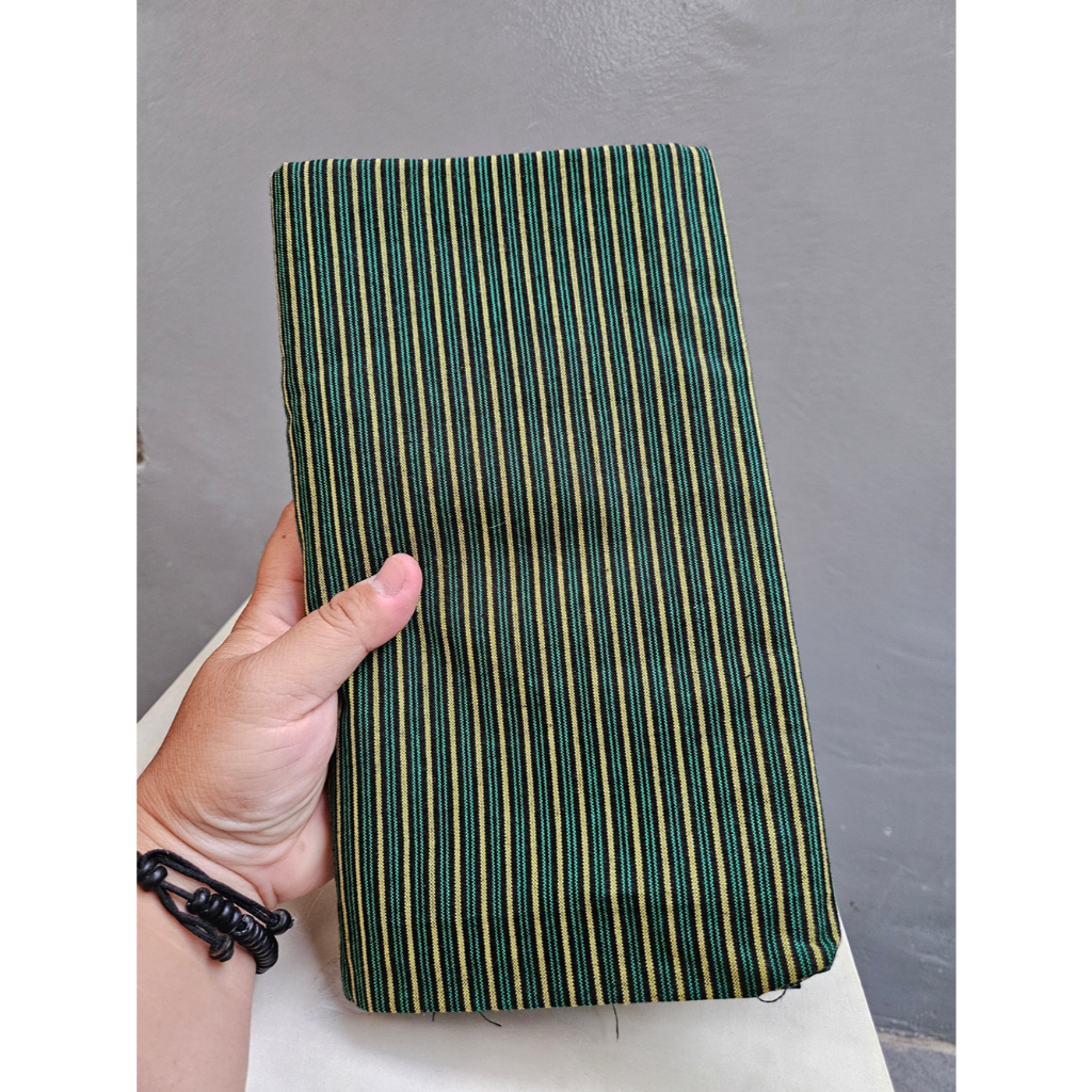 [NEW] Kain Lurik Hijau Kuning / Kain Lurik Tenun Hijau by LOREKLURIK