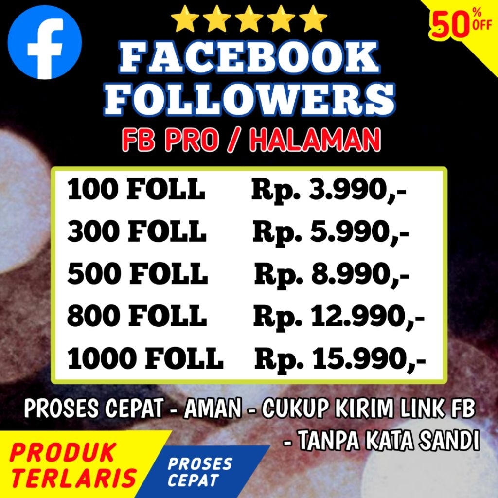 Followers Facebook Real Akun Aktif