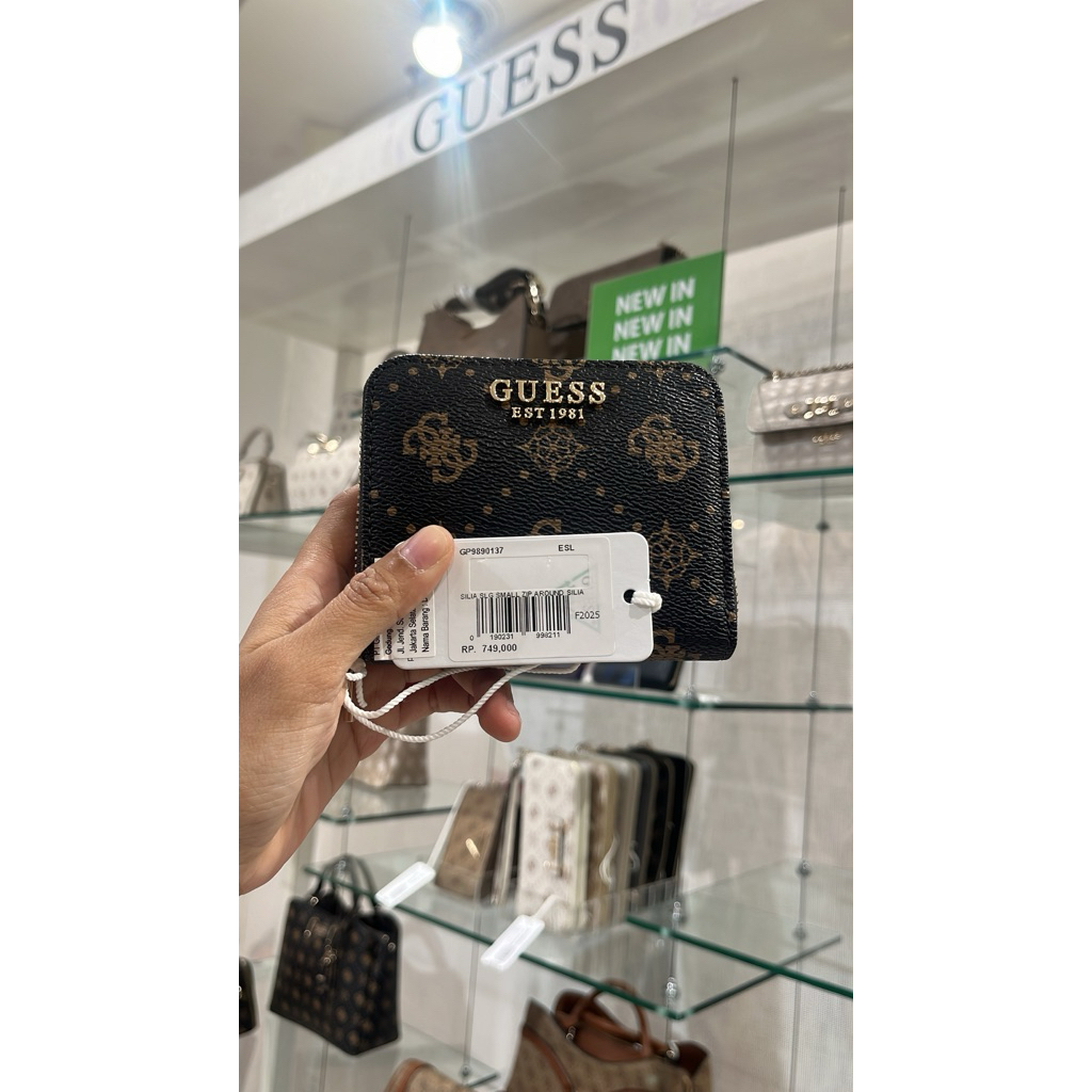 DOMPET SILIA SMALL - DOMPET GUESS ORIGINAL WANITA