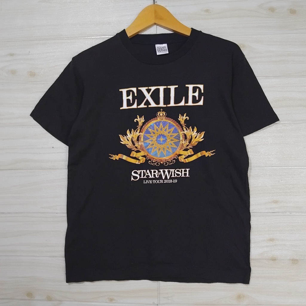 Kaos  T shirt Band Exile Tour Starwish Size M