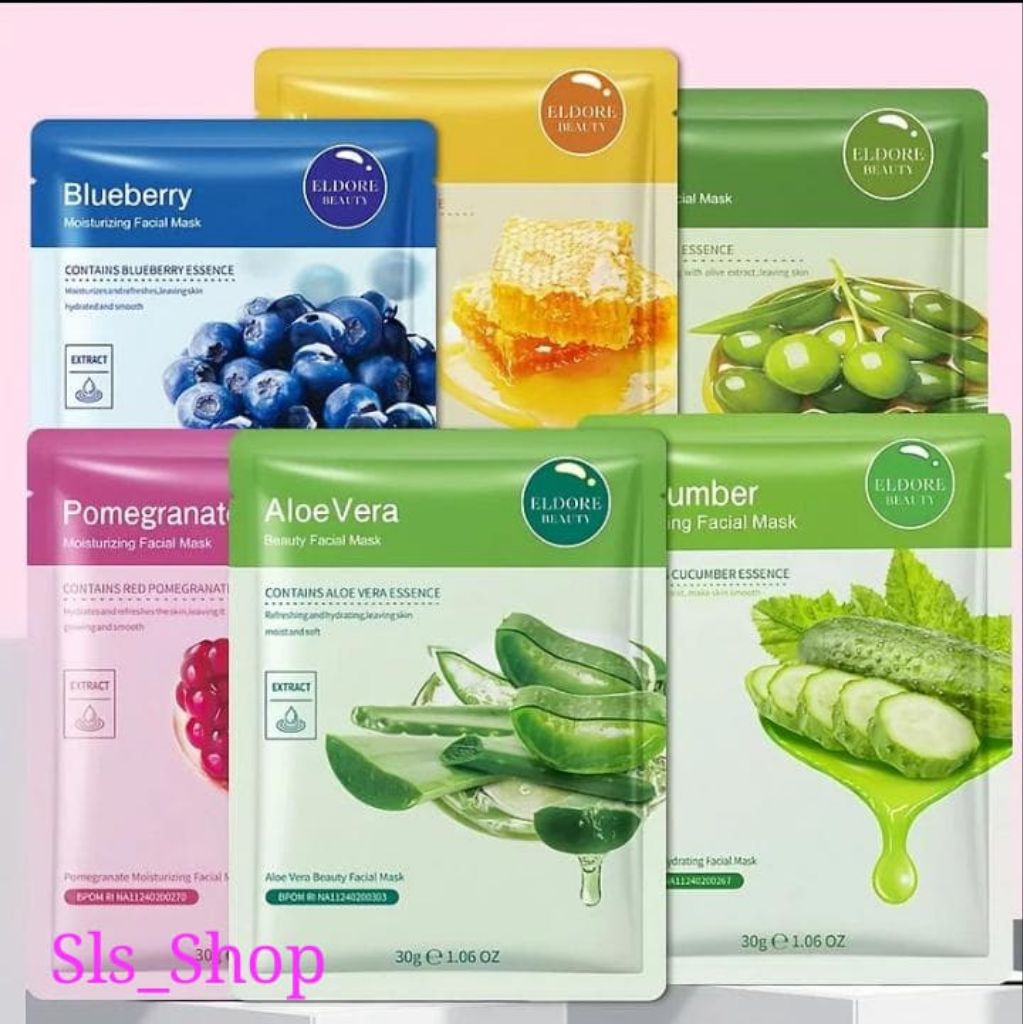 Sheet Mask ELDORE || Beauty Facial Mask | BPOM |