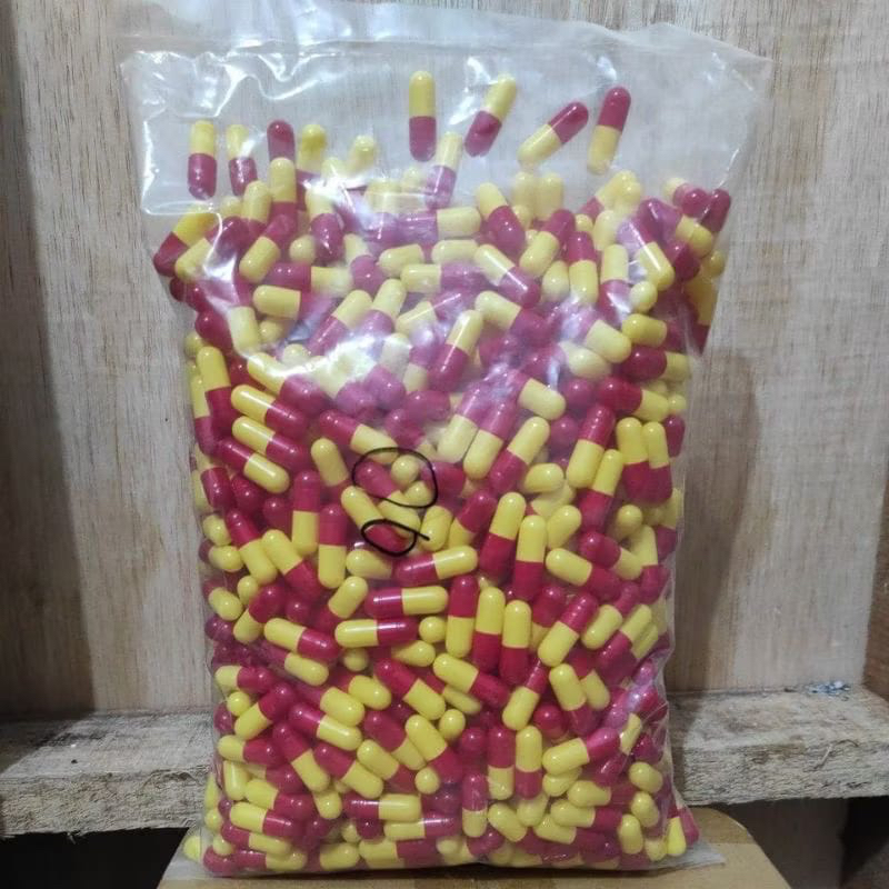 100 Kapsul Kosong Halal dengan Pilihan Ukuran 00, 0, 1