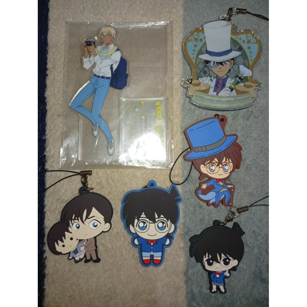 [ OFFICIAL ] Anime " Detektif Conan " Keychain / Rubber / Gantungan Kunci