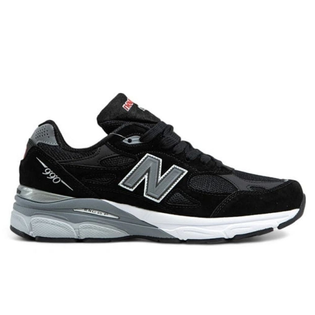 Sepatu Sneakers NB 990V3 Made In Usa Black White