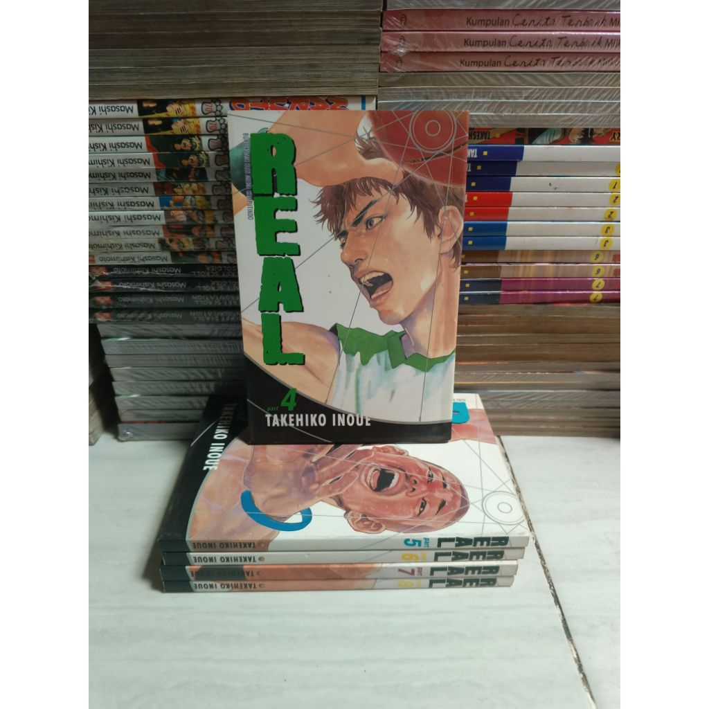 Komik Real vol 4 5 6 7 8 - Takehiko Inoue