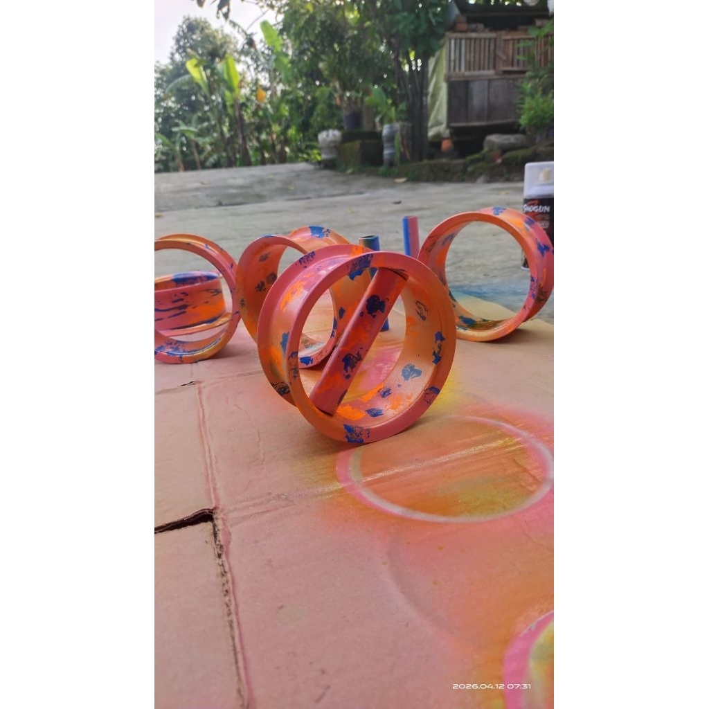 Gulungan senar gelasan layangan 4inch motif