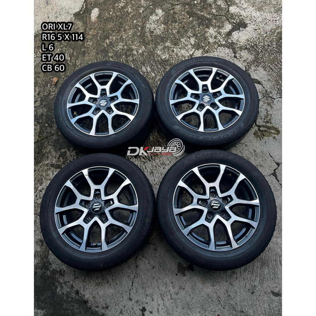 VELG ORI SUZUKI XL 7 R16 5 X 114 (HARGA UNTUK 4PCS VELG TANPA BAN)
