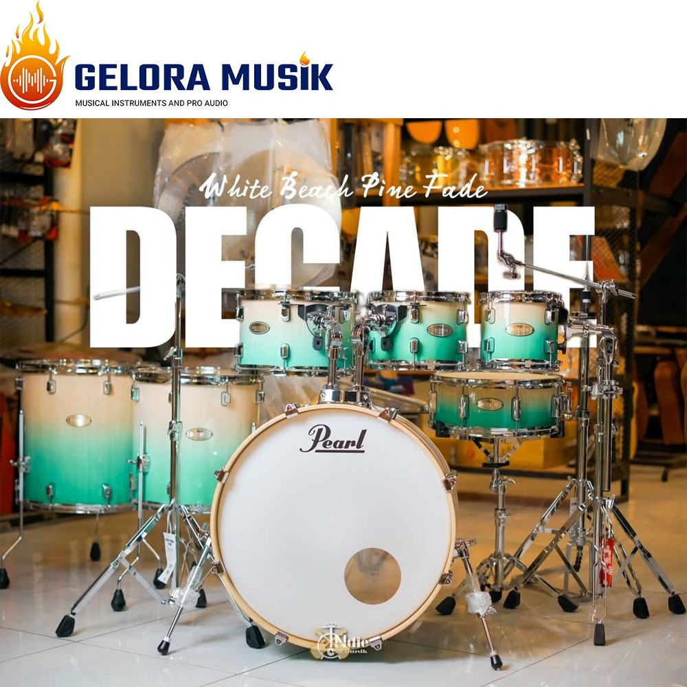 Drum Pearl Decade Maple DMPA927SP/C White Beach Pine Fade#872