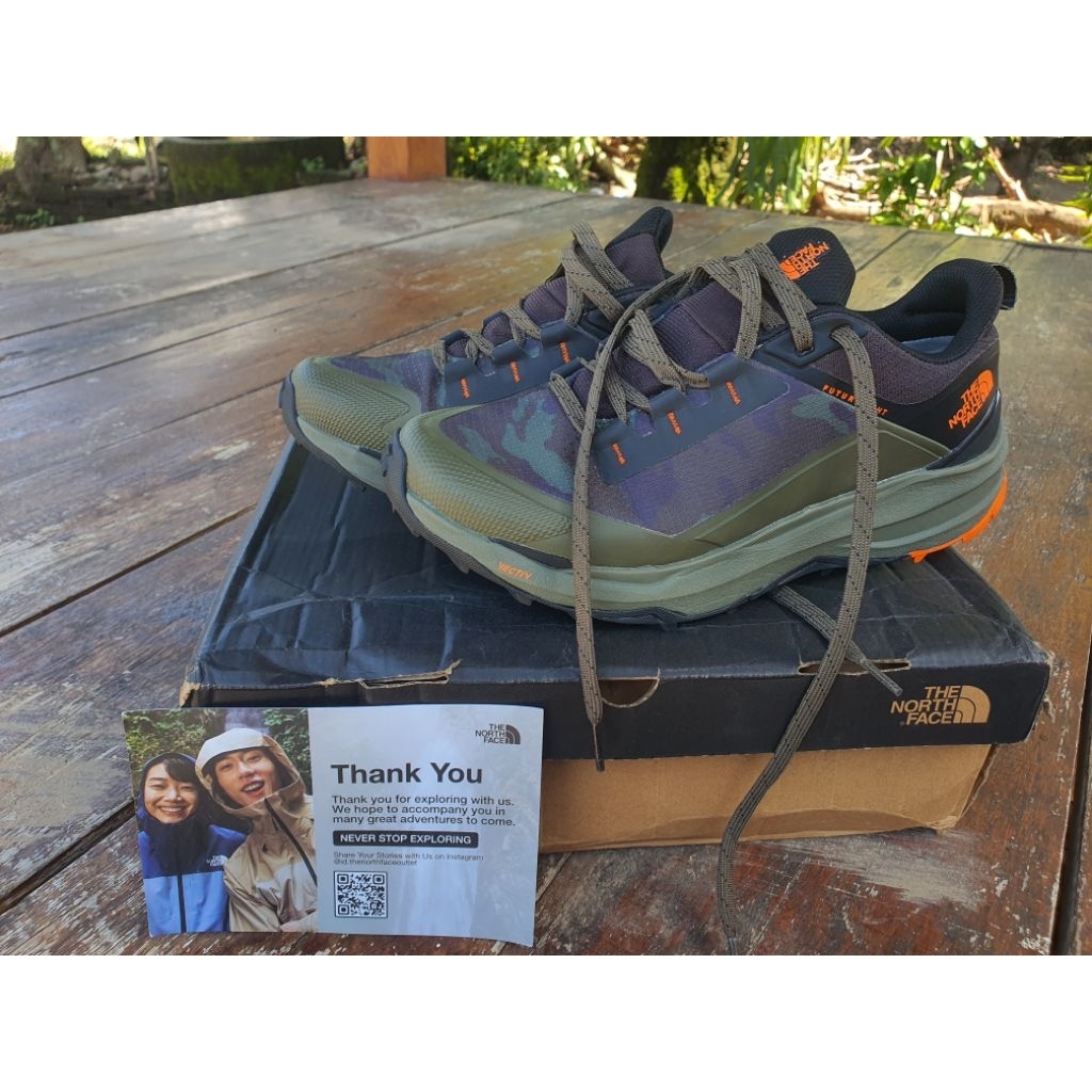 sepatu original the north face vectiv exploris 2 hiking climbing