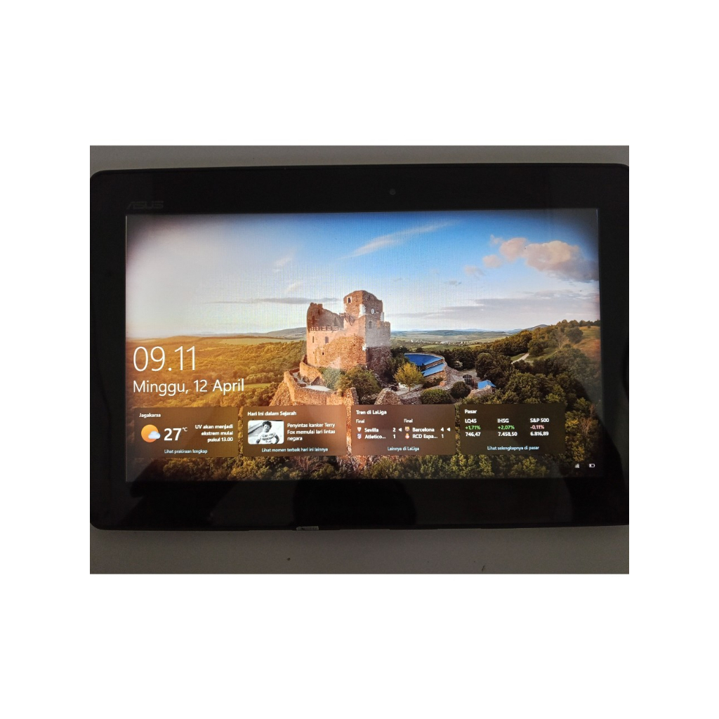 Tablet Windows 10. Asus T100 intel atom z3775. layar 10" muluss batre ok