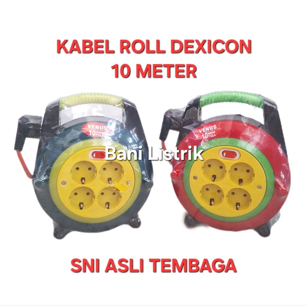 Kabel Roll / Box Kabel Dexicon 10 Meter SNI Berkualitas