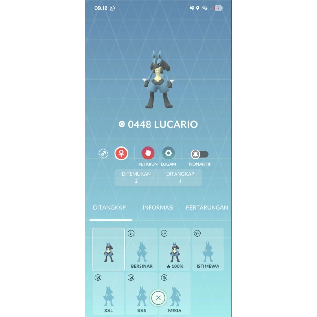 Lucario Pokemon Go