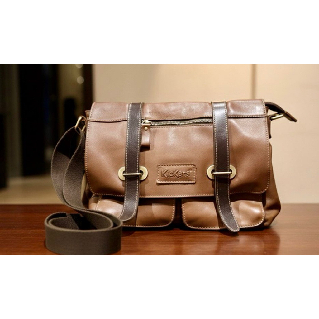 Leather bag kickers original