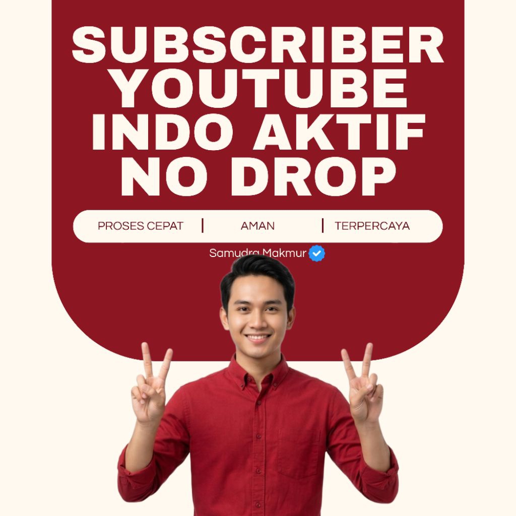 JASA SUBSCRIBER YOUTUBE INDONESIA AKTIF | Aman Monetisasi | Real Human Bukan Bot | Channel Lebih Kre