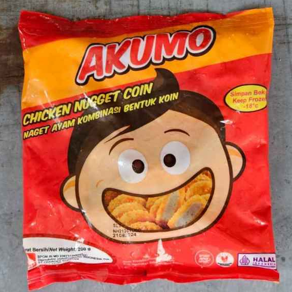 AKUMO CHICKEN NUGGET COIN 400 GR