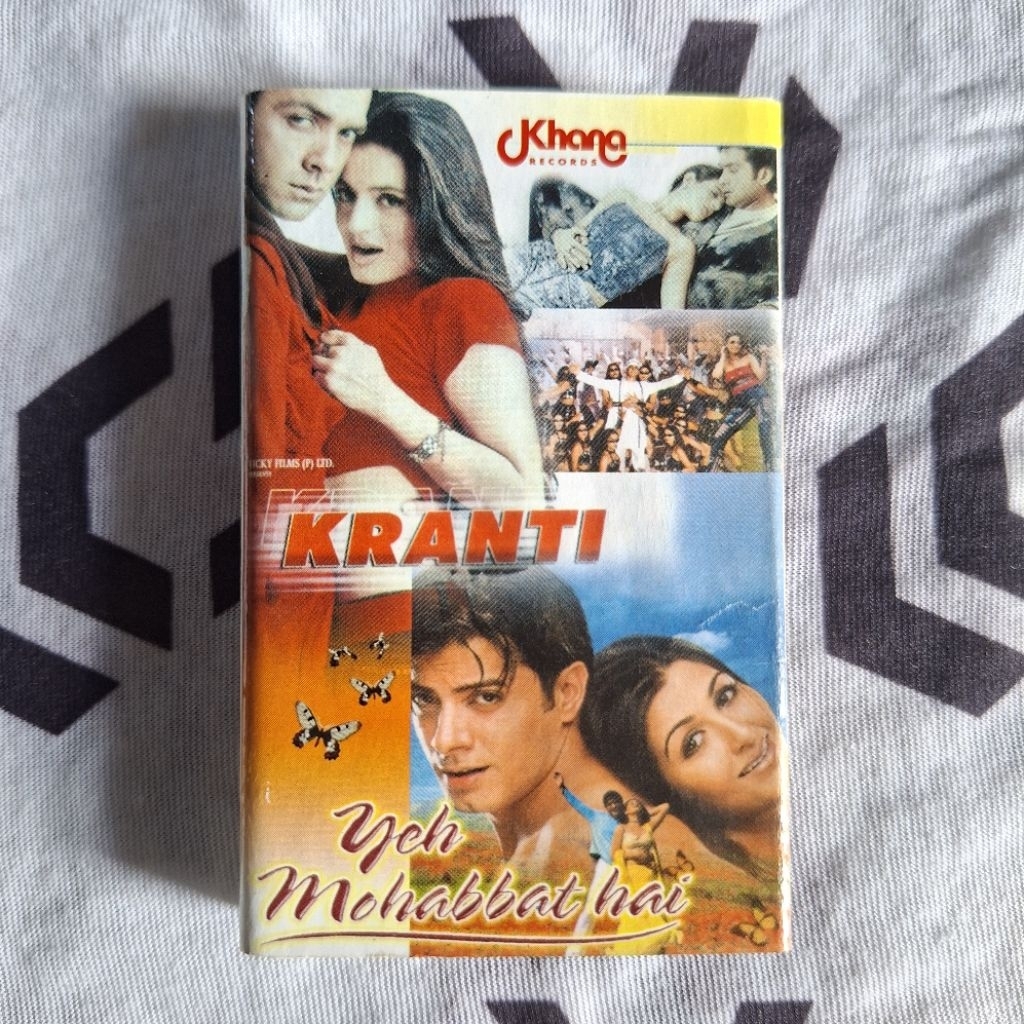 Kaset pita india bollywood kranti & yeh mohabbat hai 2in1