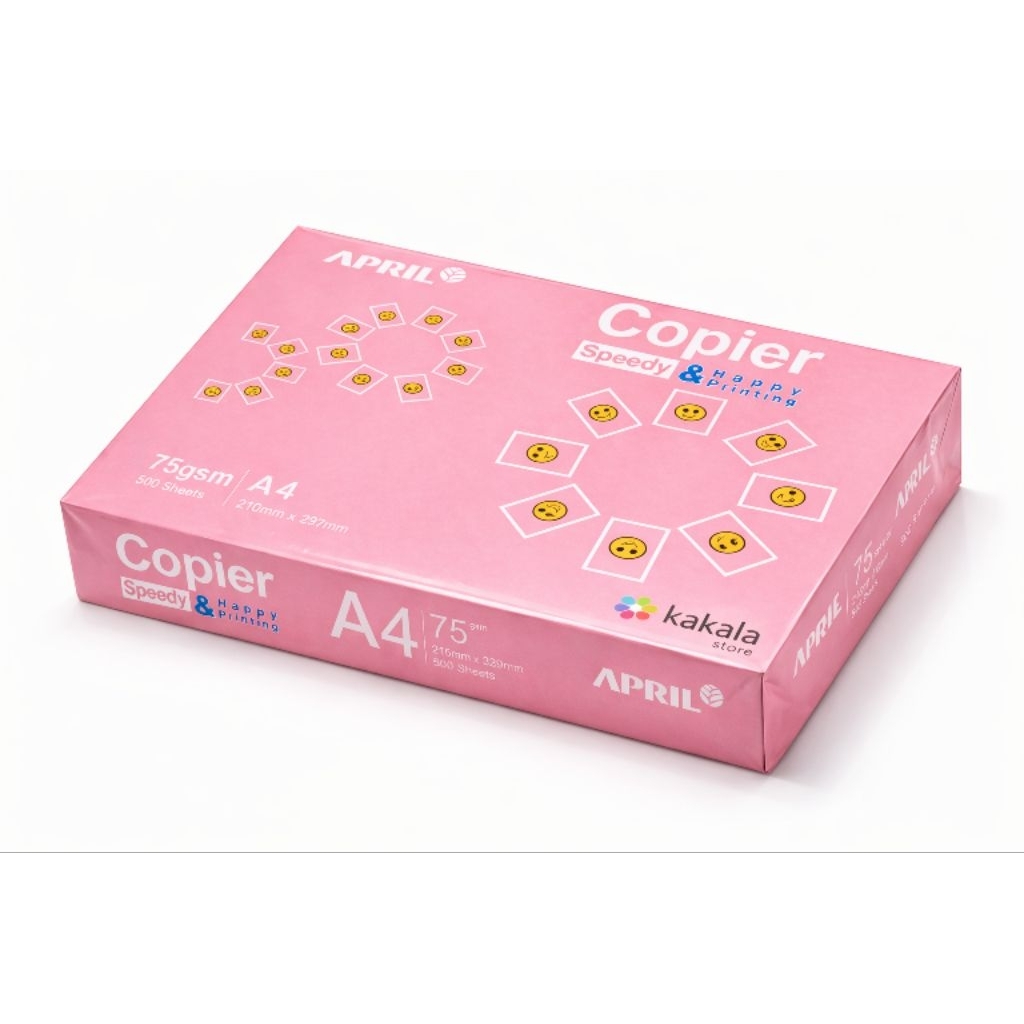 Kertas HVS F4 / A4 1 RIM 75 GSM APRIL MEDAN