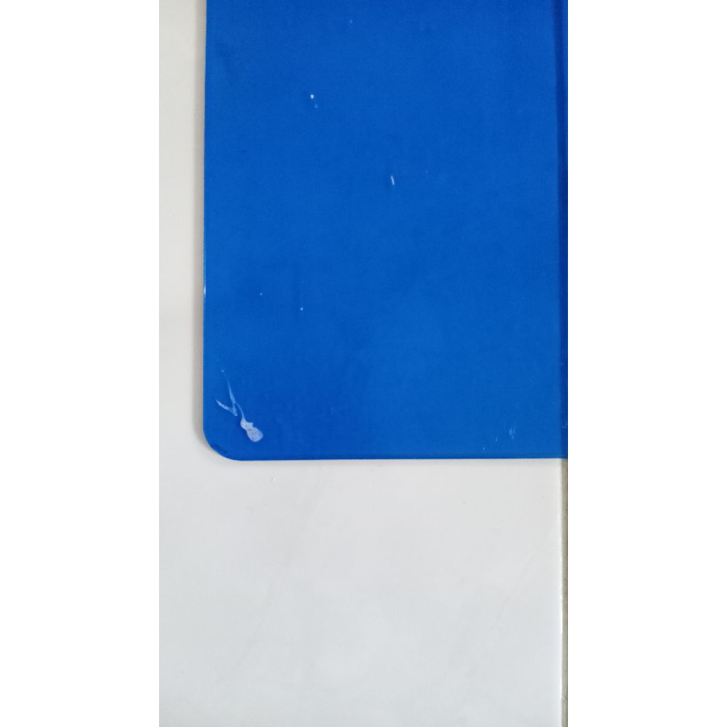 Clipboard Papan Ujian Bening Biru Folio