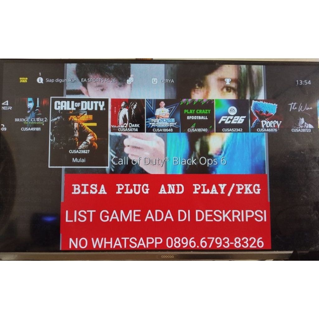 JASA ISI GAME PS4 HEN.PERGAME MINIMAL ISI 3 GAME.BISA REQUEST