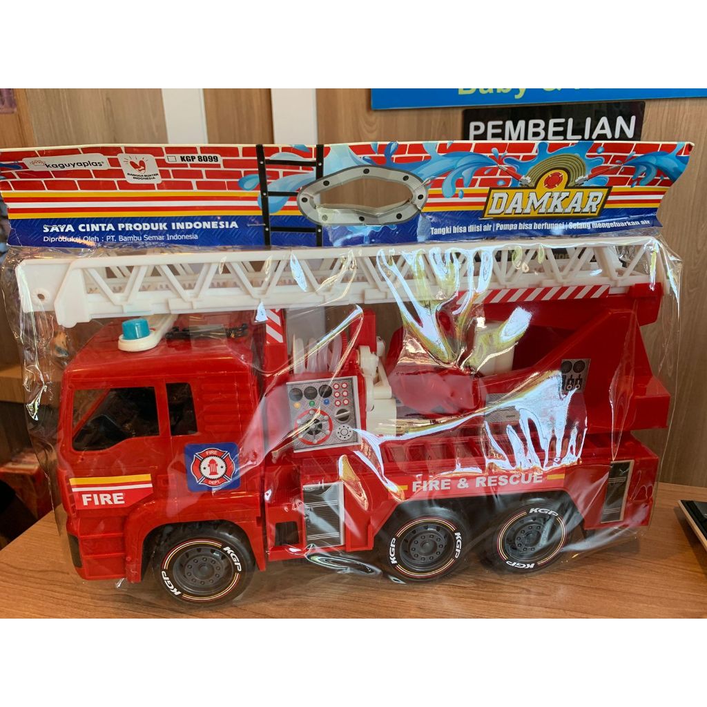 Mainan Truk Besar Pemadam Kebakaran KGP 8099 Kaguyaplas
