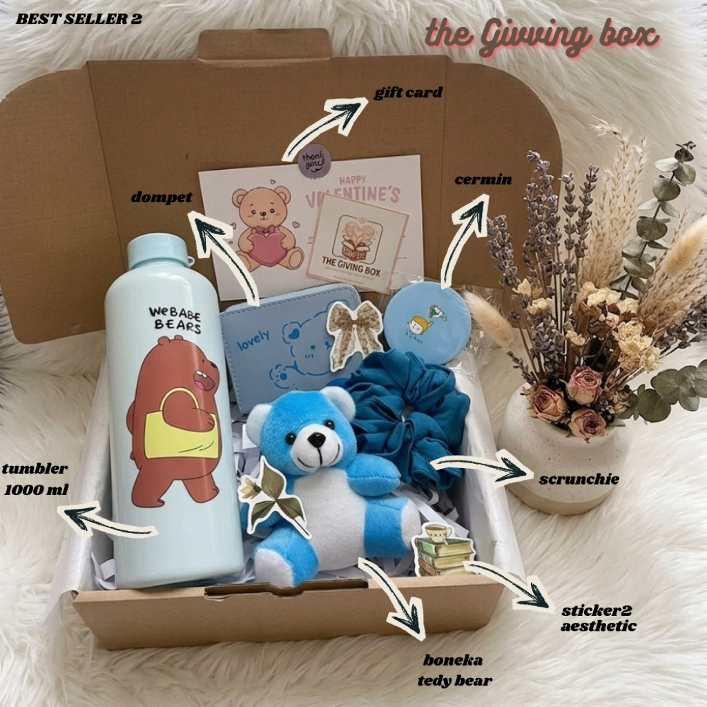 hampers gift box / hijab premium /  hijab gift box /kado cewek ulang tahun / hampers cewek aesthetic