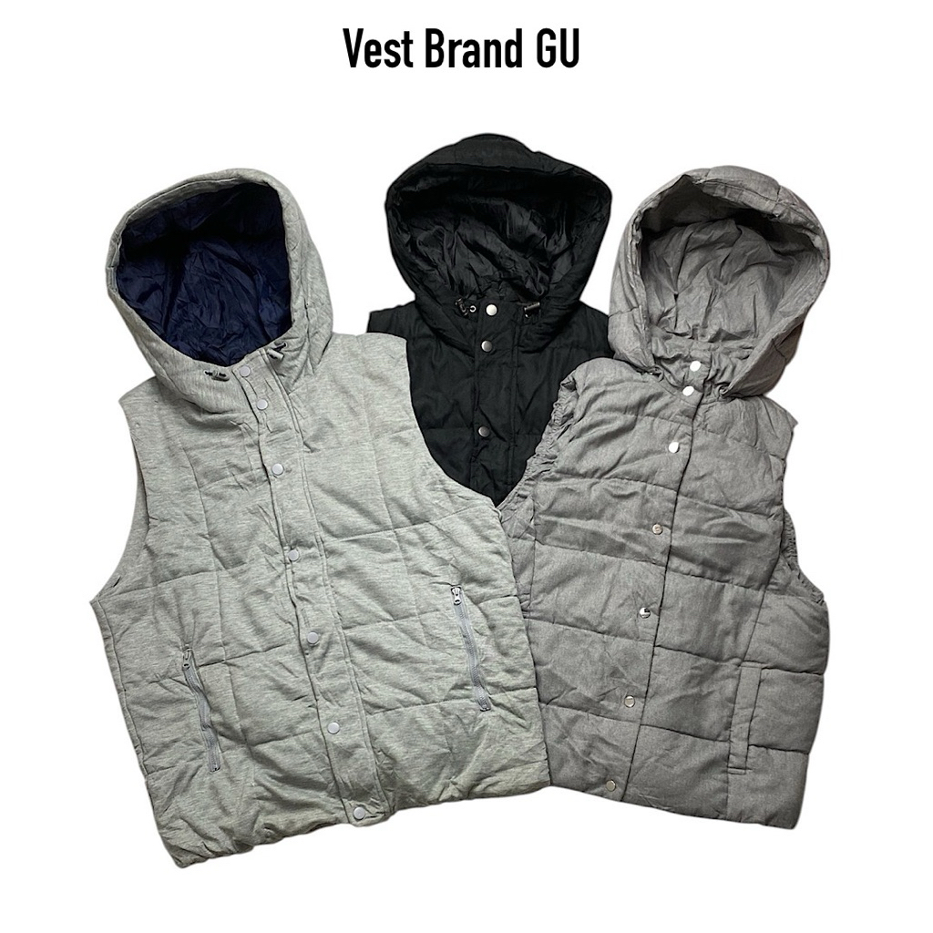Vest Brand GU | Vest GU | Rompi GU | Rompi second GU