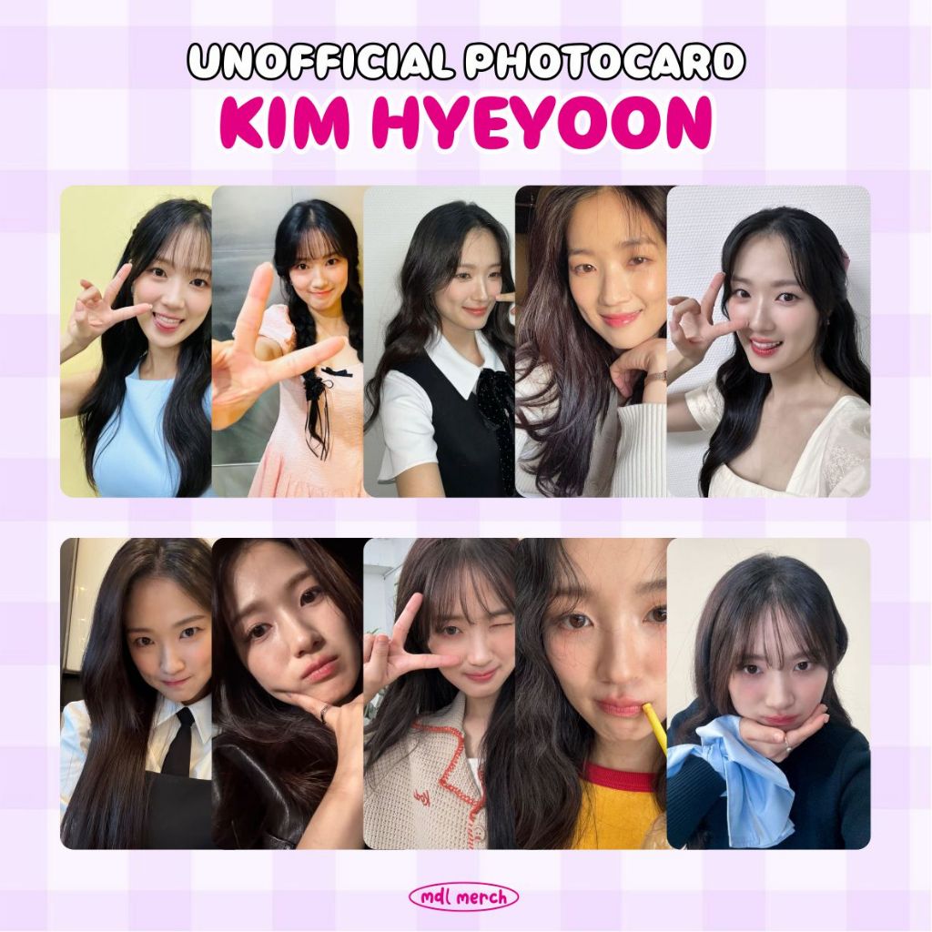 KIM HYEYOON / PHOTOCARD UNOFFICIAL / KOREAN DRAMA ACTREES / PHOTOCARD AKTOR KOREA AKTRIS KOREA