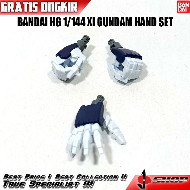 BANDAI HG 1/144 XI GUNDAM HAND SET HG3990