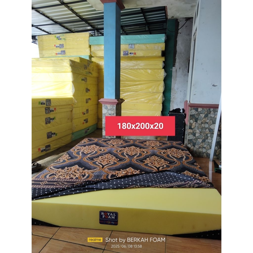 KASUR BUSA ROYAL FOAM UKURAN 200X180X20