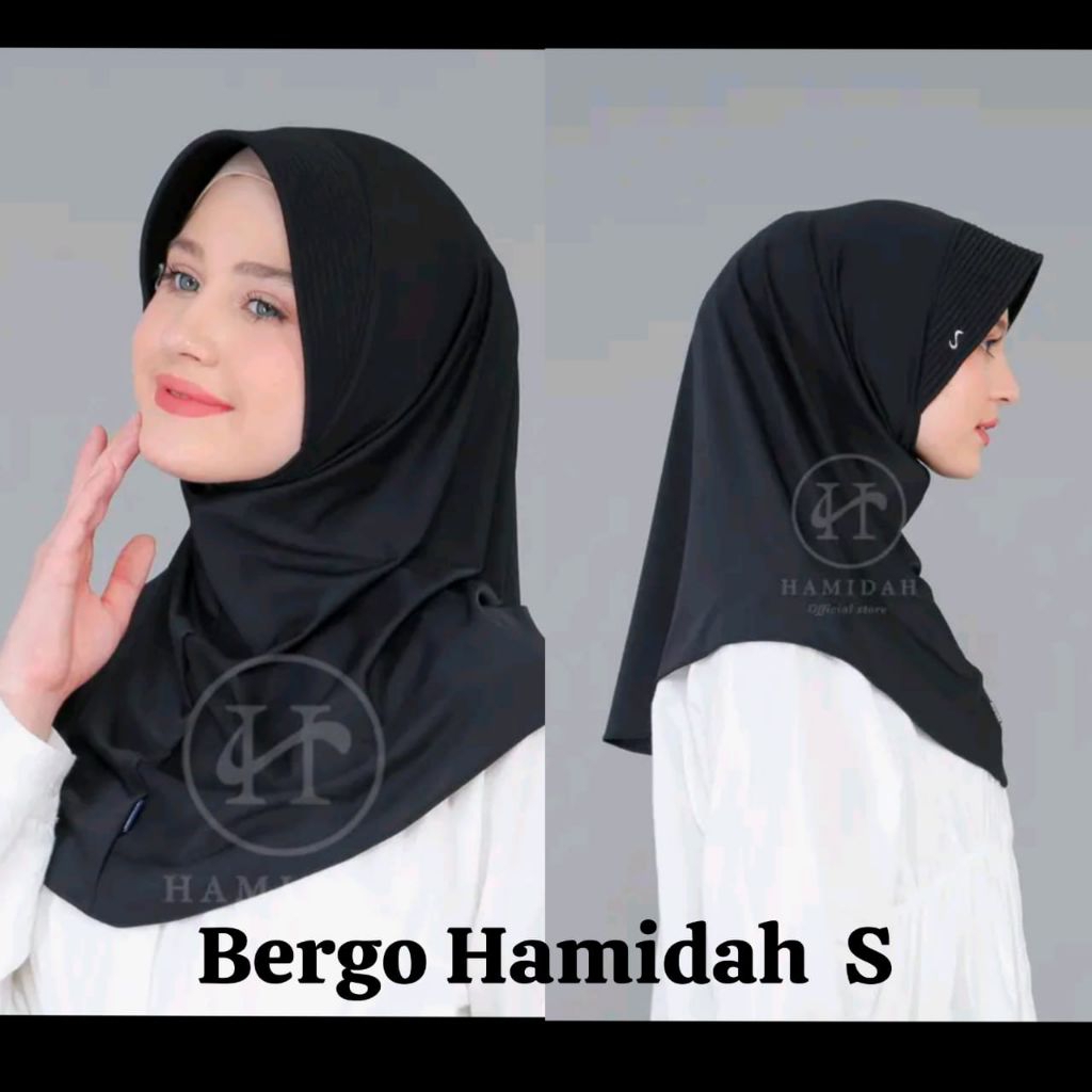 Bergo HAMIDAH ukuran S bahan Jersey Super Adem & Nyaman
