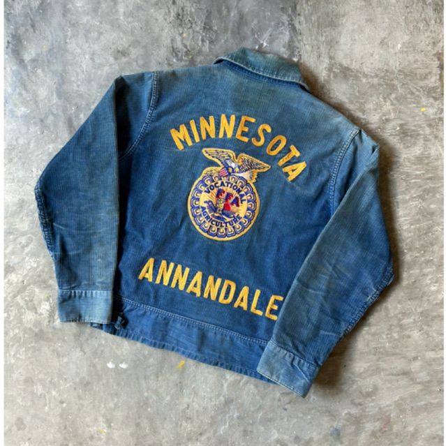 Vintage jacket Ffa 1950s minoseta and annandele
