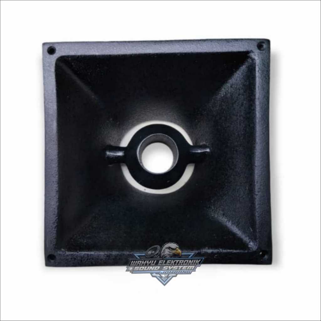 Horn Midel RUDAL Bolong 6'' / Corong Middle Balap 6in Untuk Speaker Mid 6 inch Bahan Cor Fiber Resin