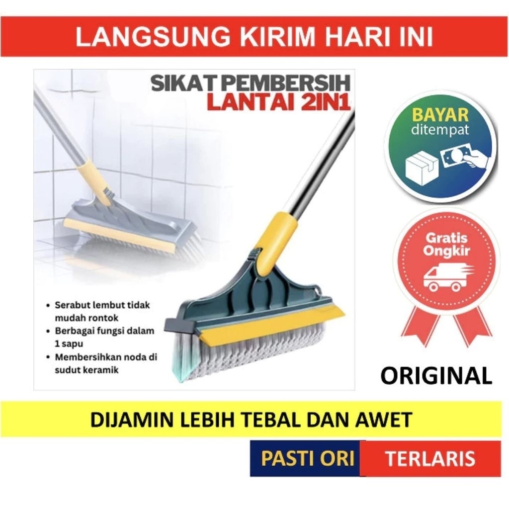 Sikat Kamar Mandi 2in1 Wiper