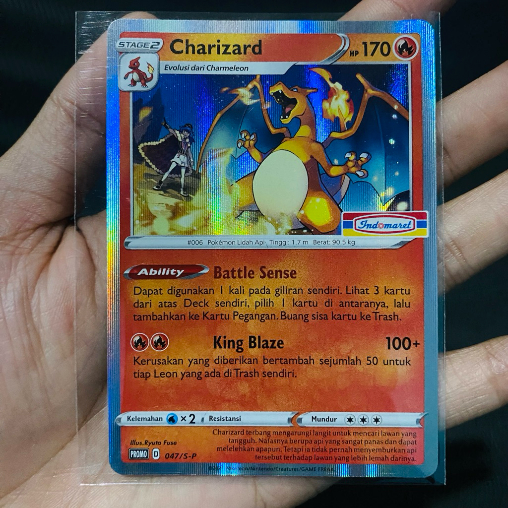 Charizard Card pokemon promo indomaret