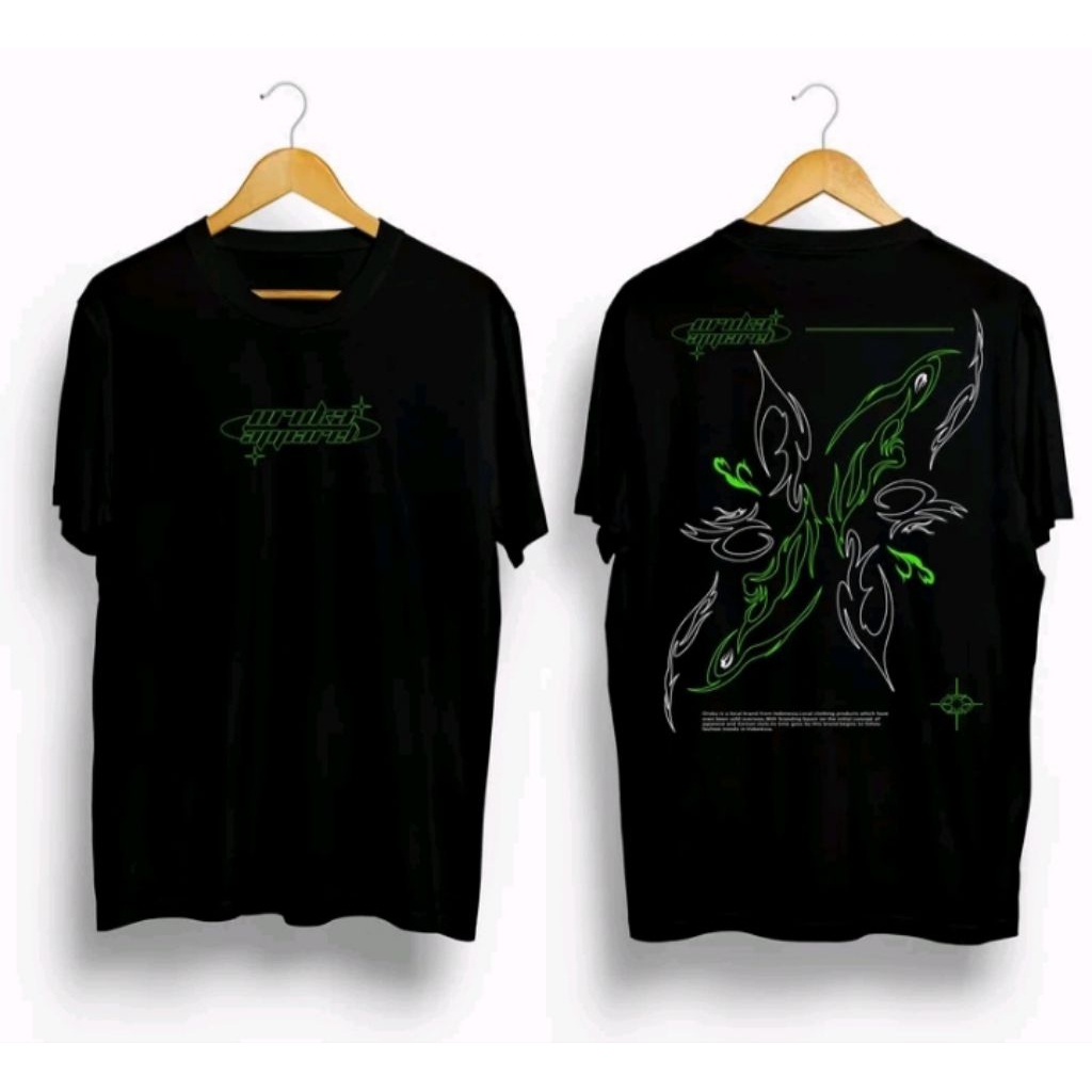 kaos t shirt mawar merah distro cocok pria&wanita comed