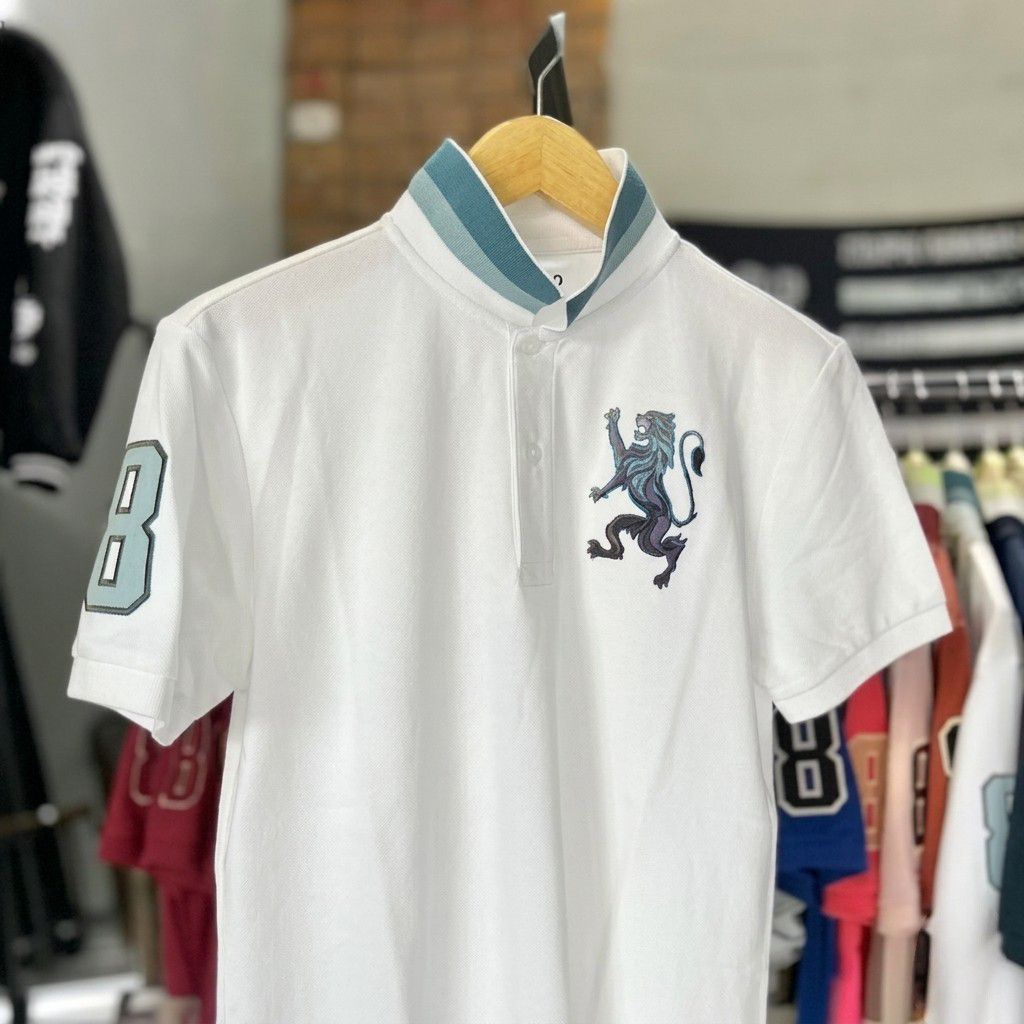 Giordano Kaos Polo Pria Tebal Premium CVC 20s - Polo Shirt Cowok Anti Gerah - Pakaian Pria Formal Ka