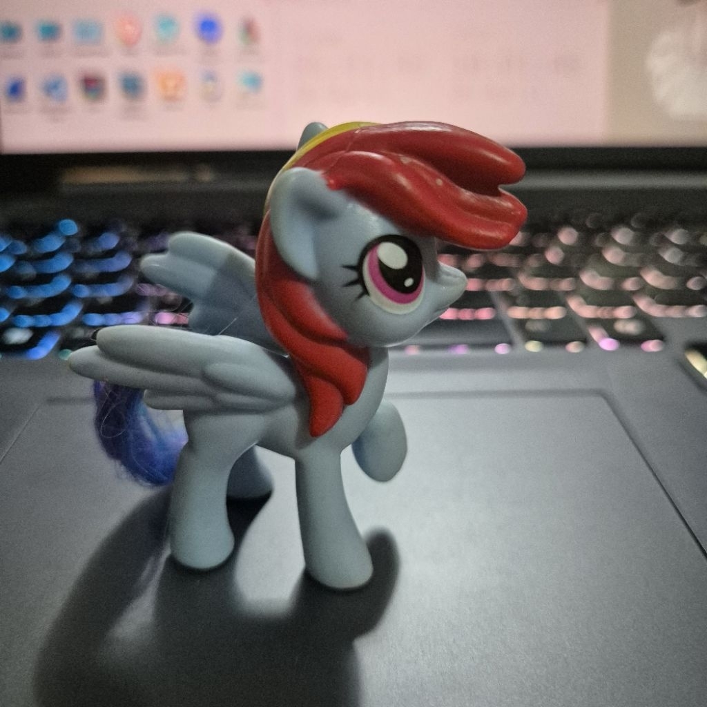 [READY] RAINBOW DASH mlp my little pony rainbow power cutie mark crew mainan figur kuda poni hasbro 