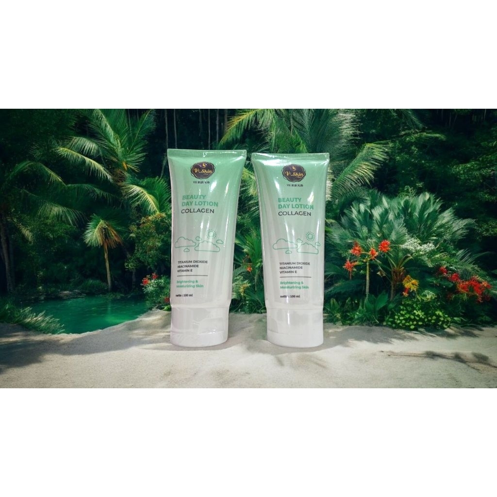 day lotion glowing pemutih badan hb whitening
