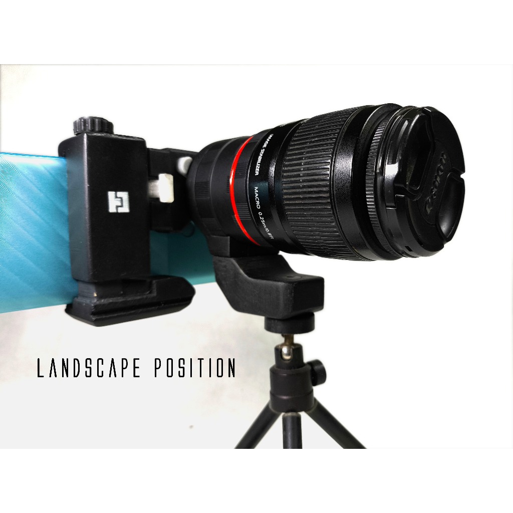 Hade Clamp Adapter Lensa DSLR Canon/Nikon to Handphone versi 2026  Hade Creative Production